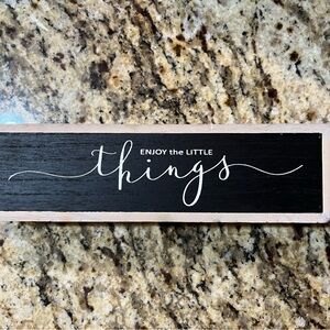 Enjoy the Little Things Wall Art